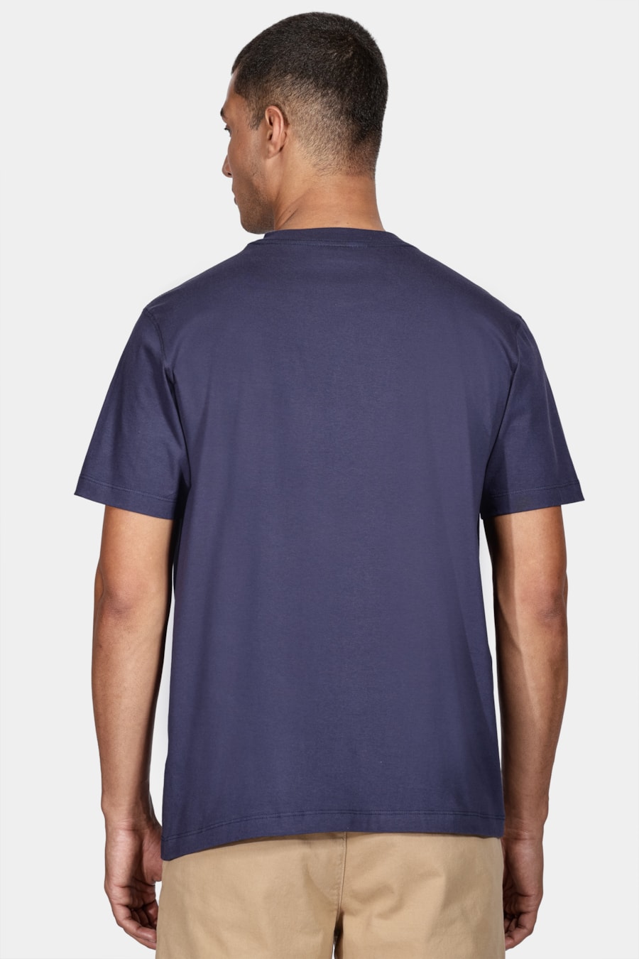 Camiseta Manga Curta Aramis Preppy Azul Marinho — foto 4 de 6