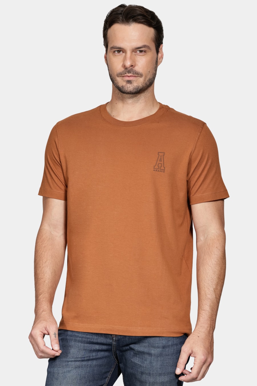 Camiseta Manga Curta Aramis Preppy Caramelo — foto 1 de 5