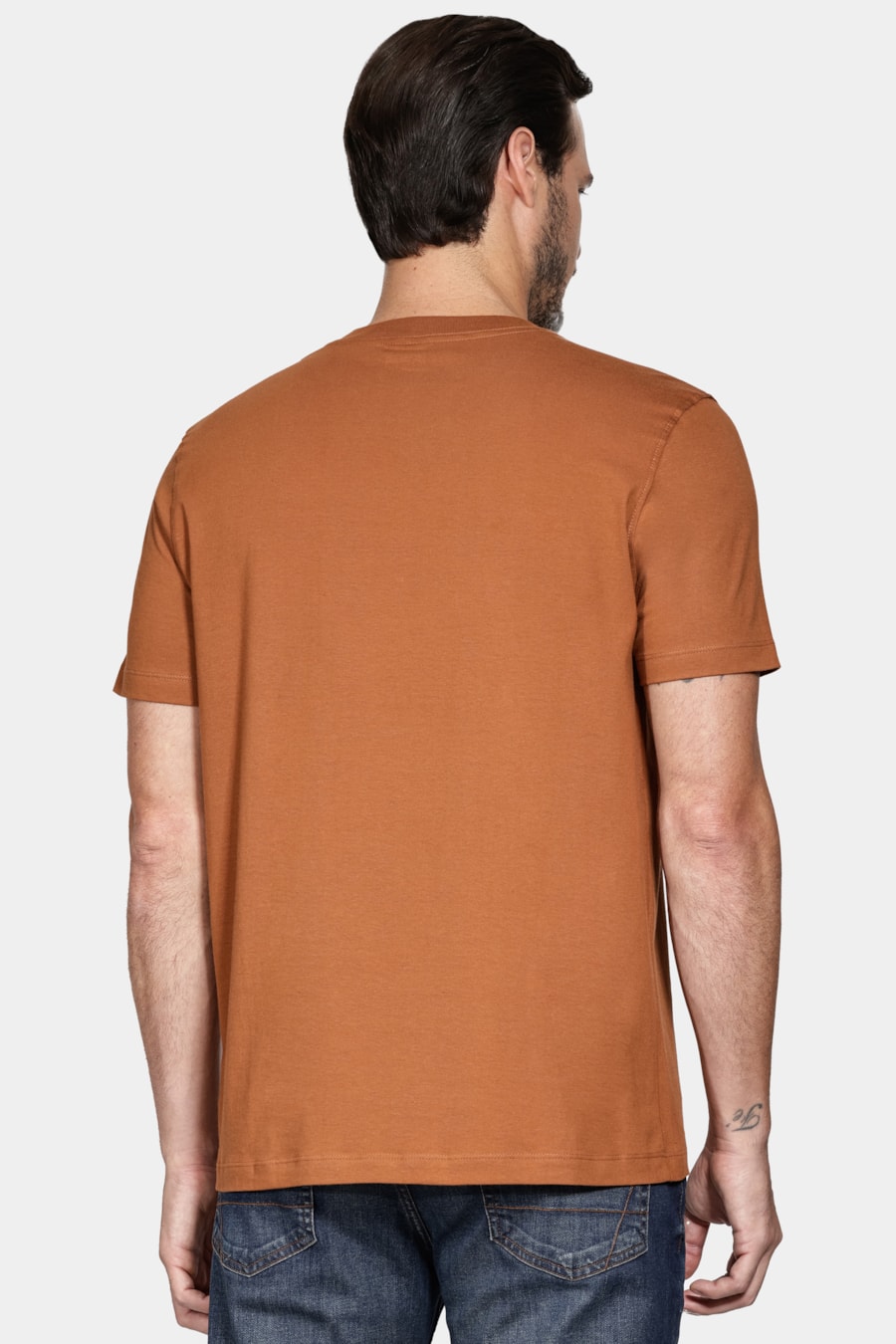 Camiseta Manga Curta Aramis Preppy Caramelo — foto 4 de 5