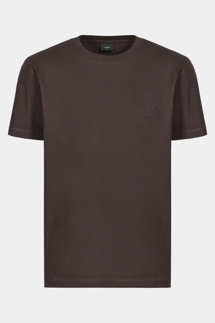 Camiseta Manga Curta Aramis Preppy Marrom Café — foto 5 de 5