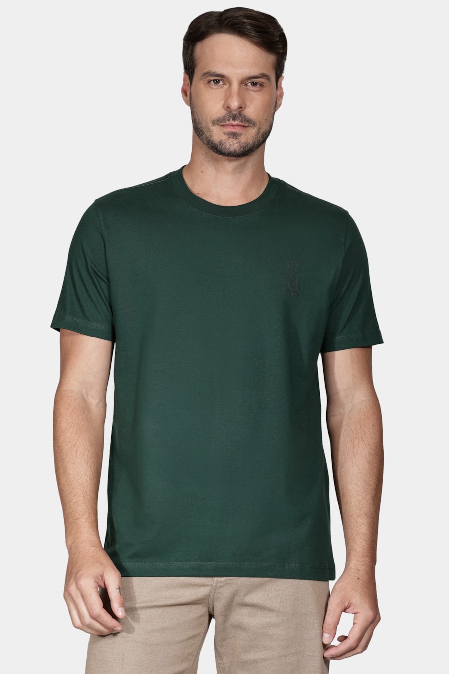 Camiseta Manga Curta Aramis Preppy Verde Floresta — foto 1 de 4