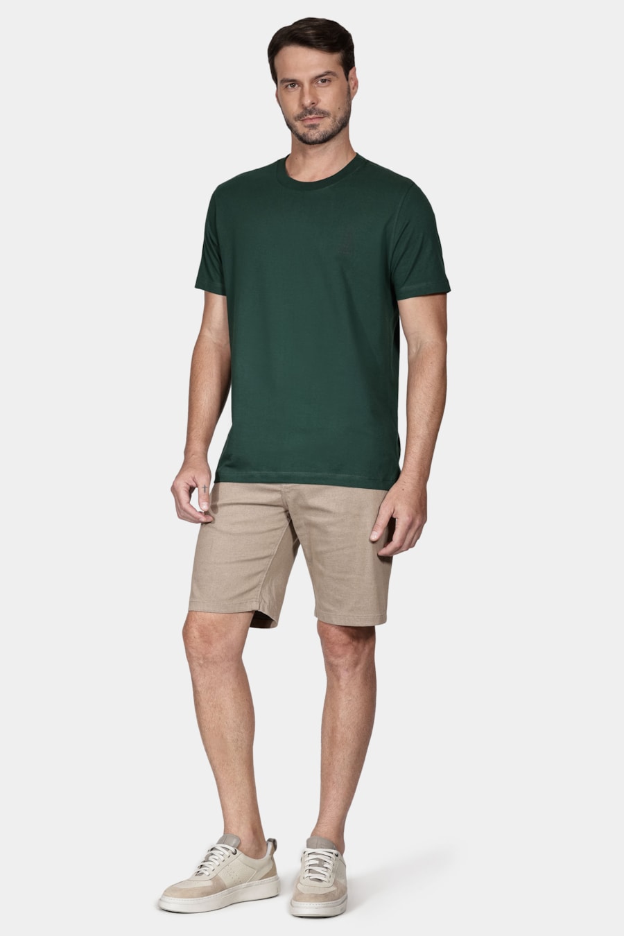 Camiseta Manga Curta Aramis Preppy Verde Floresta — foto 2 de 4
