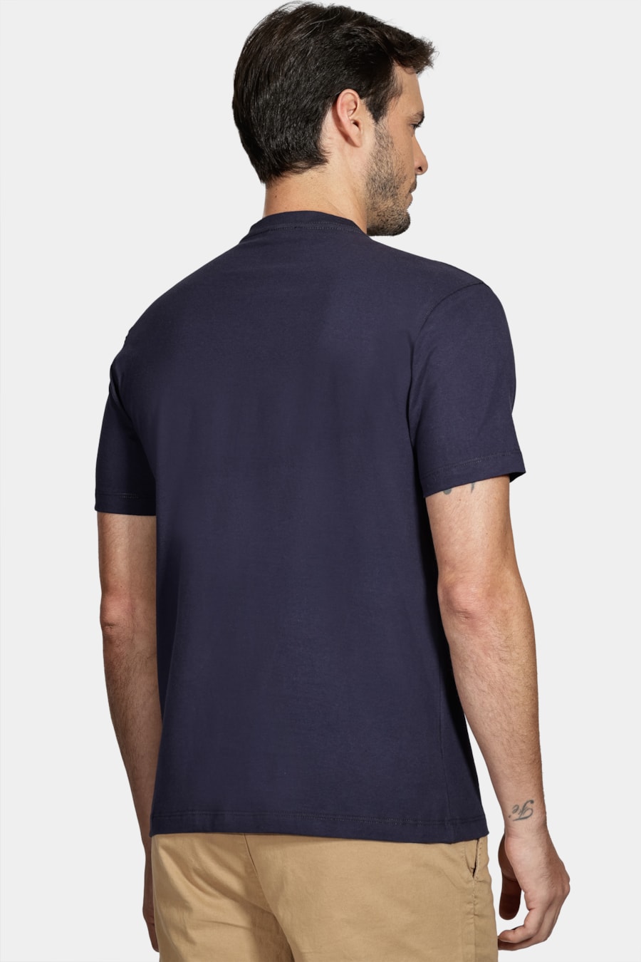 Camiseta Manga Curta Army Azul Marinho — foto 4 de 5