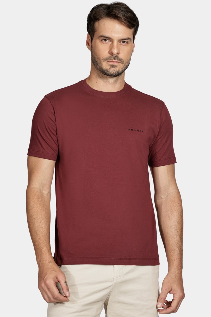 Camiseta Manga Curta Army Bordo