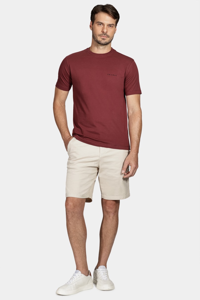 Camiseta Manga Curta Army Bordo