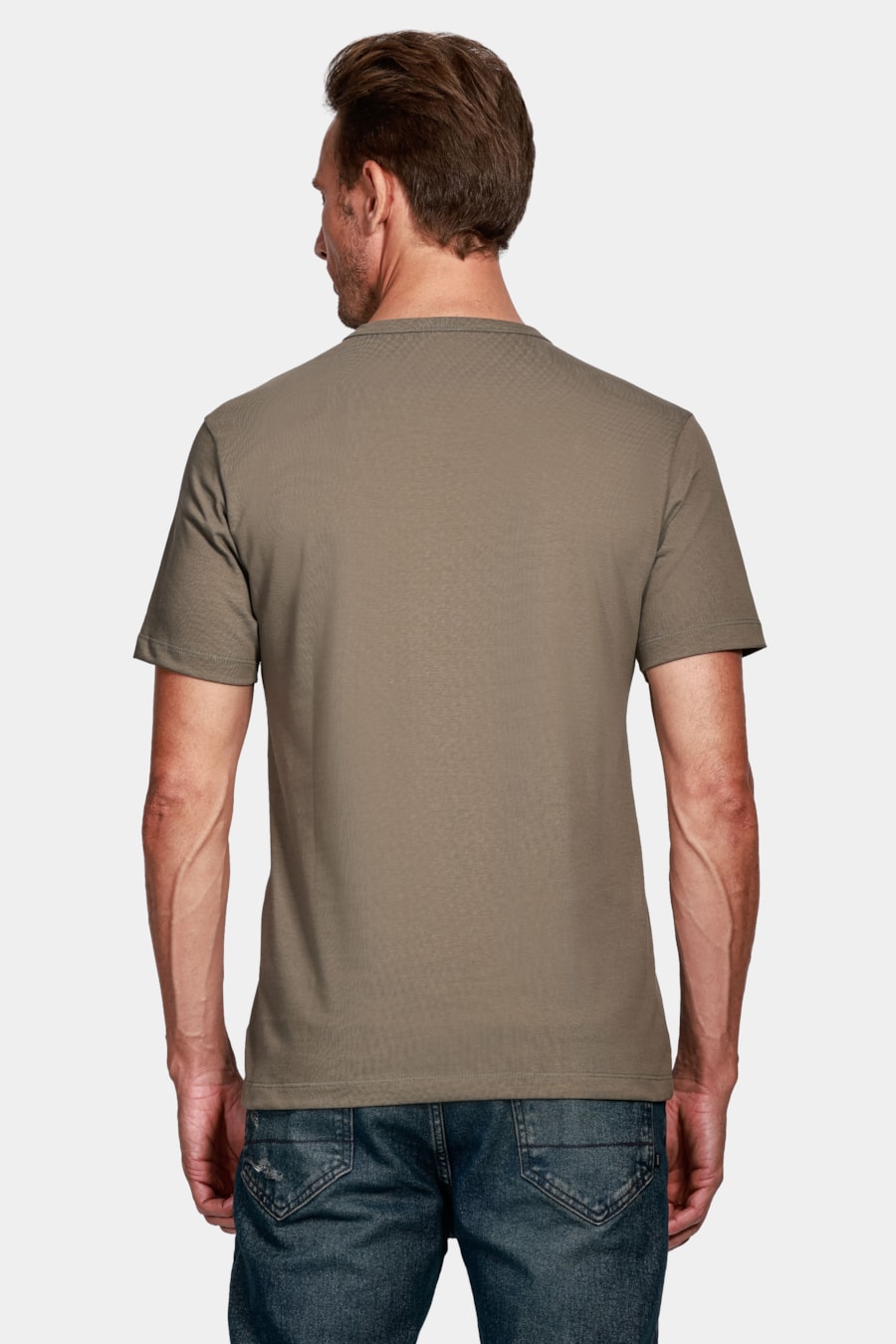 Camiseta Manga Curta Atlanta Gold Verde Folha Seca — foto 5 de 5