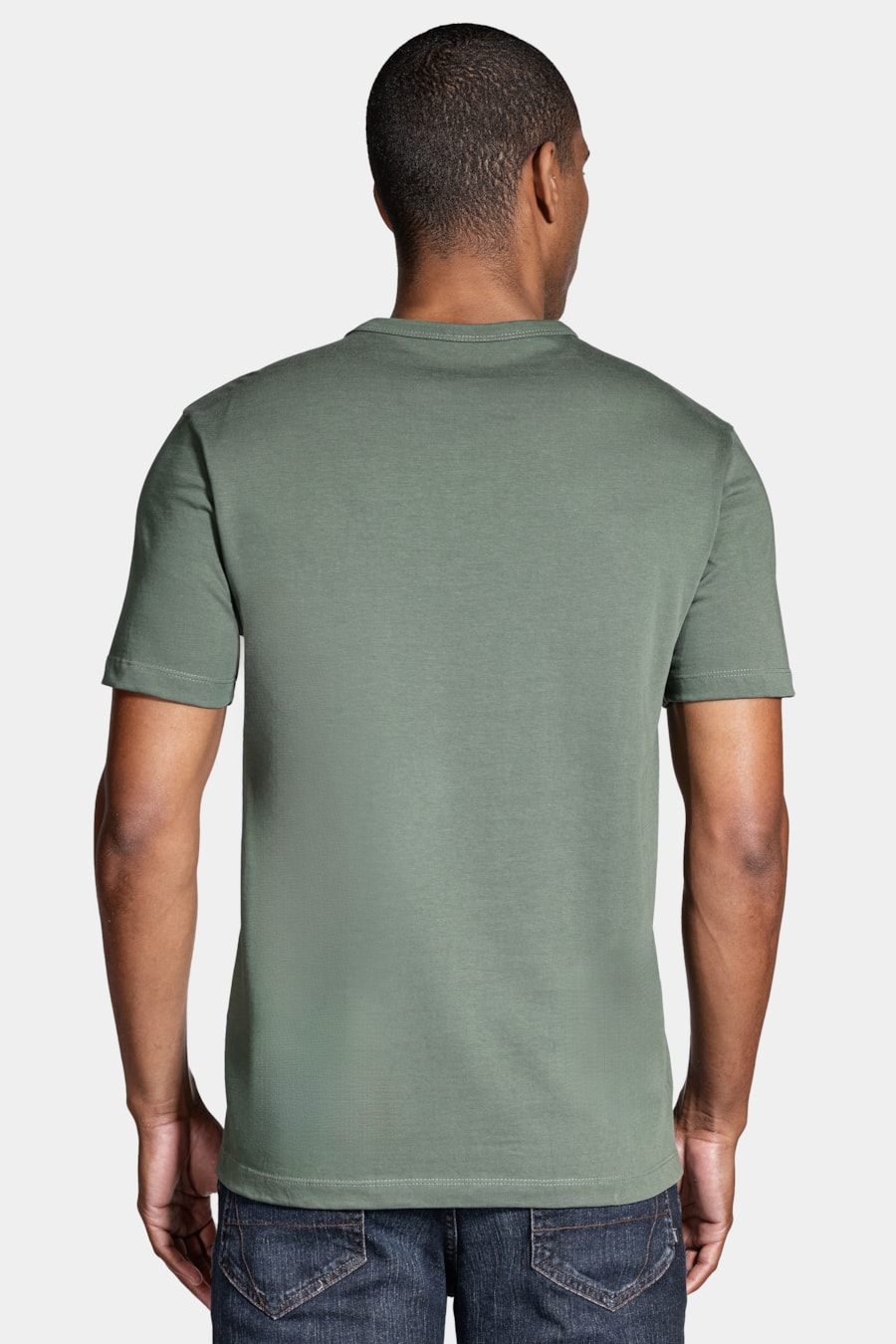 Camiseta Manga Curta Atlanta Gold Verde Pantano — foto 4 de 4