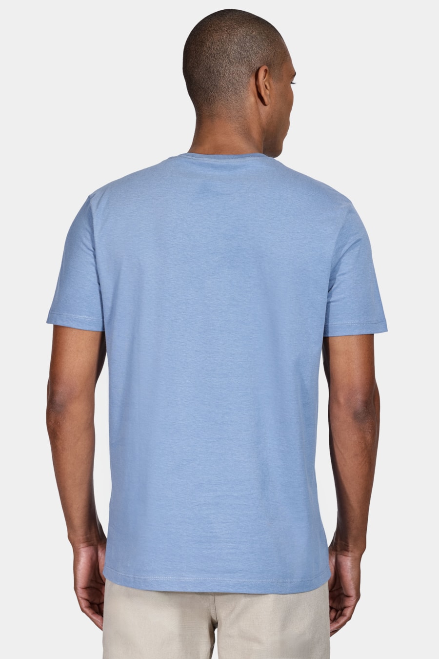 Camiseta Manga Curta Azul Jeans — foto 4 de 4