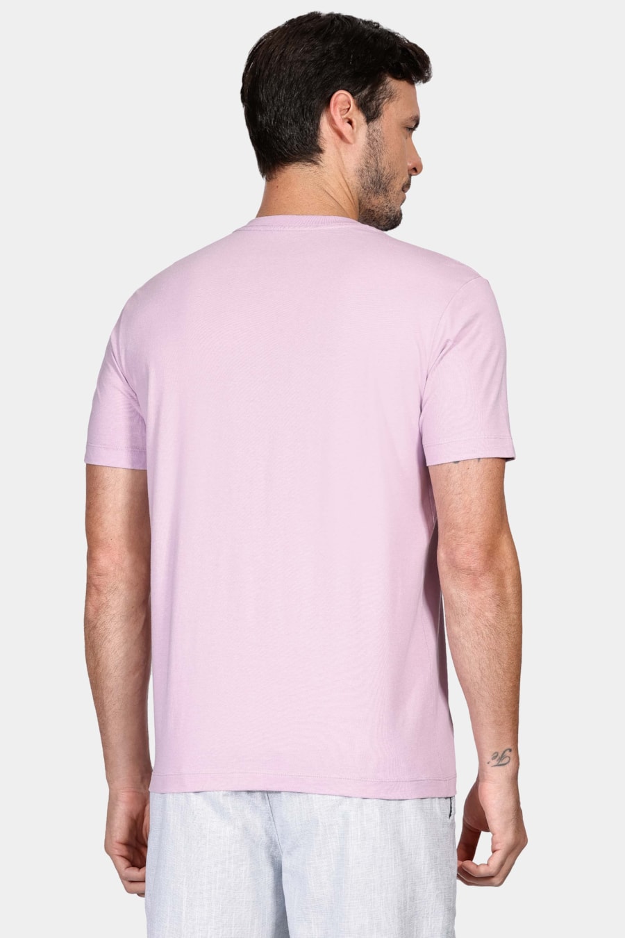 Camiseta Manga Curta Barras Aramis Lilás — foto 4 de 4