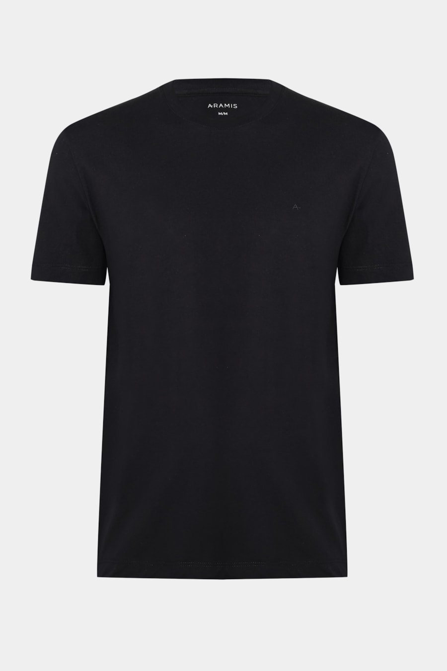 Camiseta Manga Curta Básica Algodão Preto — foto 5 de 5