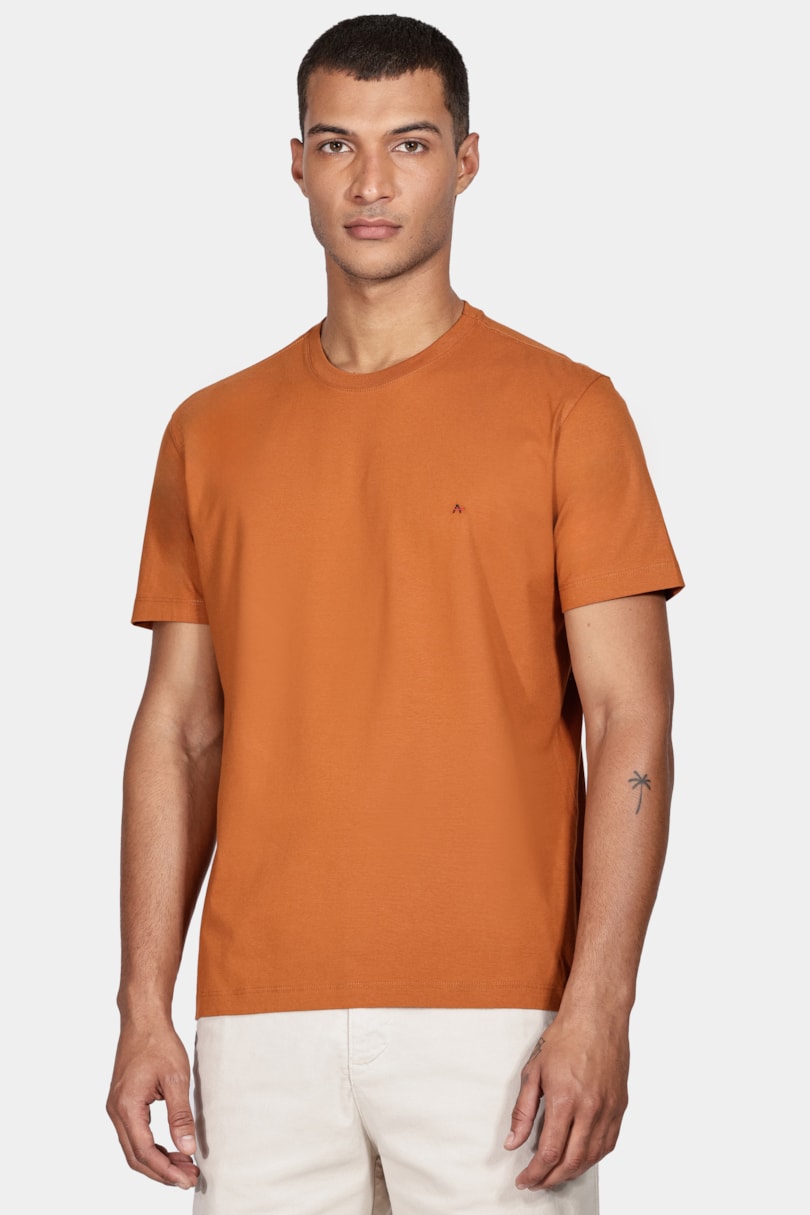 Camiseta Manga Curta Básica Ambar
