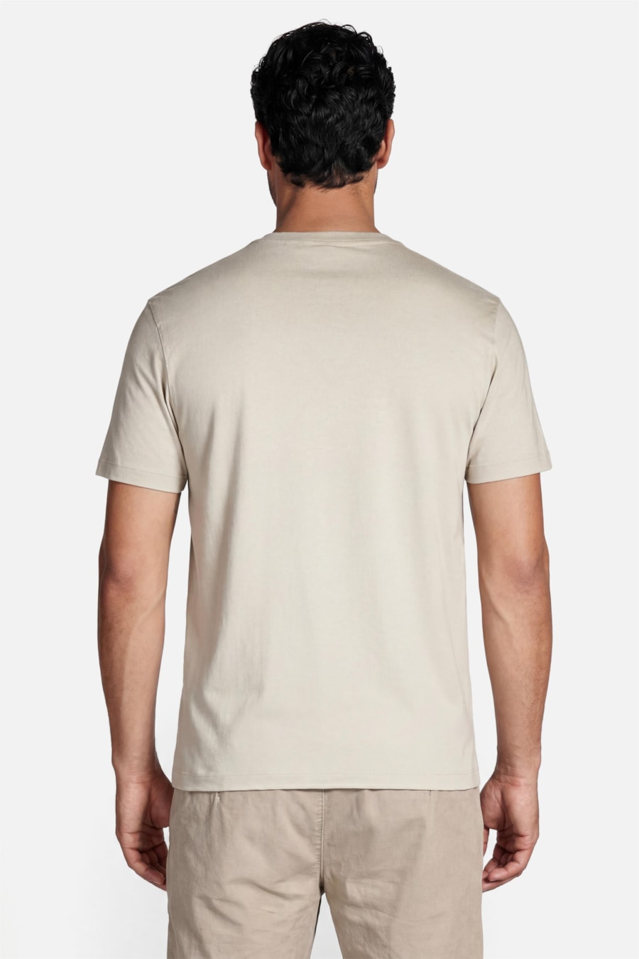 Camiseta Manga Curta Básica Amendoa — foto 4 de 4