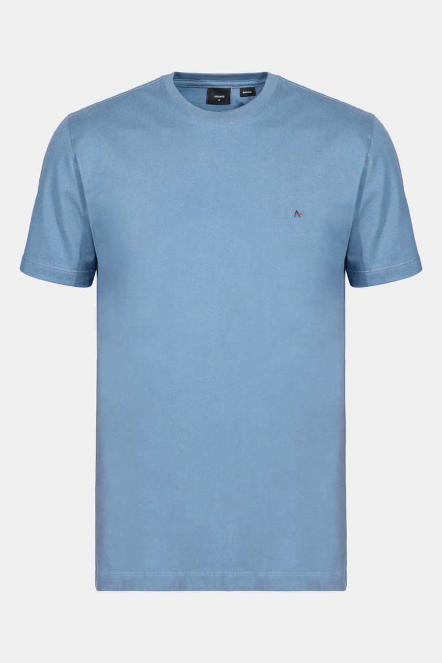 Camiseta Manga Curta Básica Azul Aluminio — foto 5 de 6