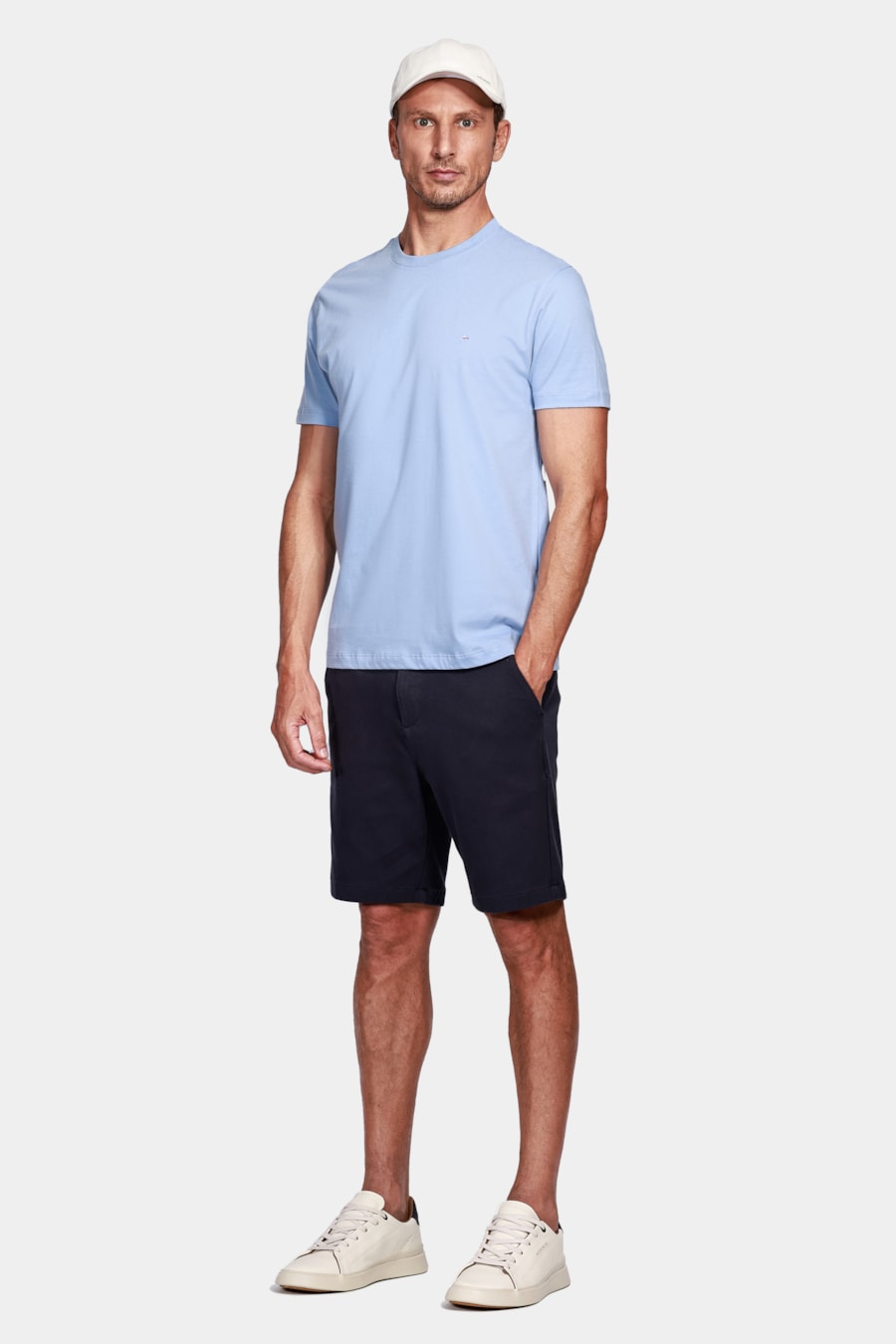 Camiseta Manga Curta Básica Azul Oceano — foto 2 de 4