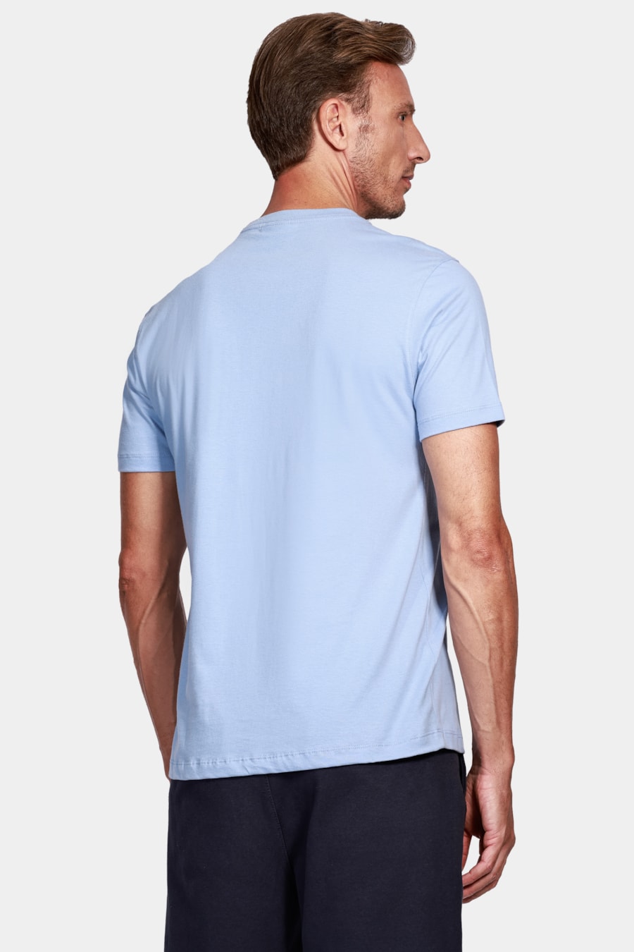 Camiseta Manga Curta Básica Azul Oceano — foto 4 de 4