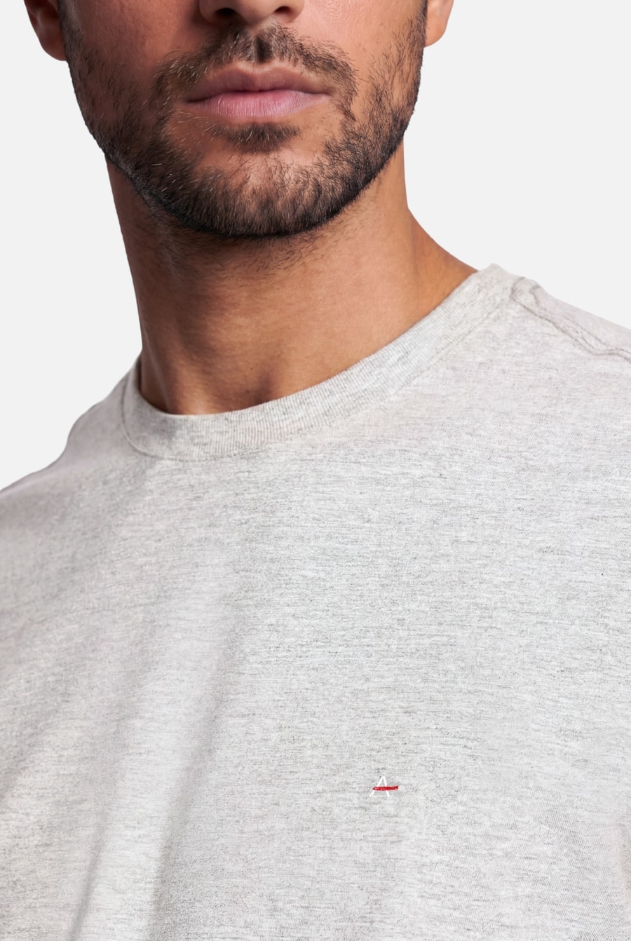 Camiseta Manga Curta Básica Banana Mescla — foto 3 de 4