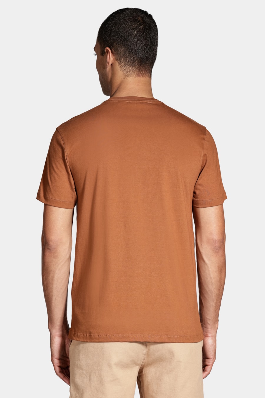 Camiseta Manga Curta Básica Caramelo — foto 4 de 4
