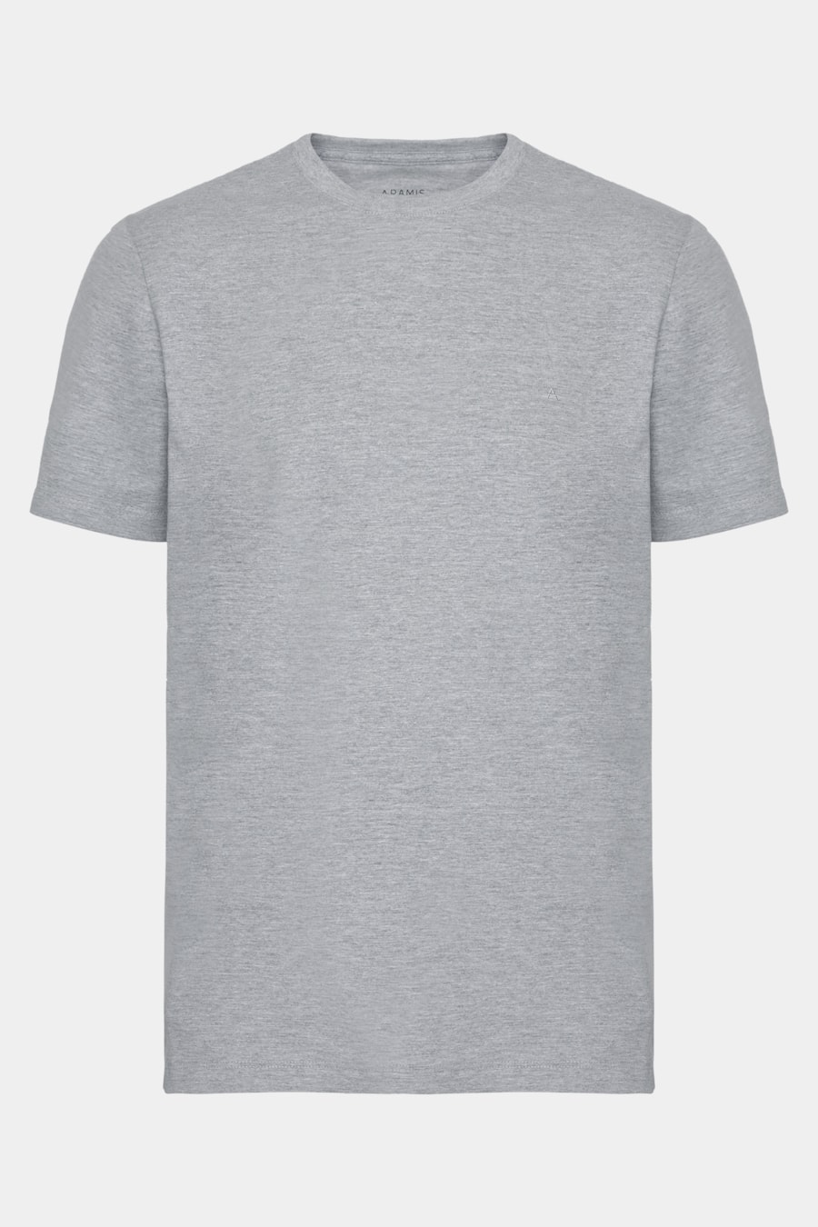Camiseta Manga Curta Básica Cinza Mescla — foto 5 de 5