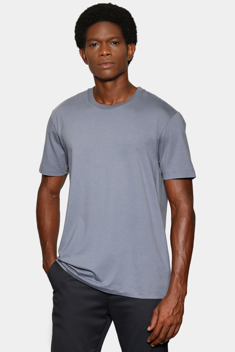 Camiseta Manga Curta Básica Comfort+ Aluminio 117