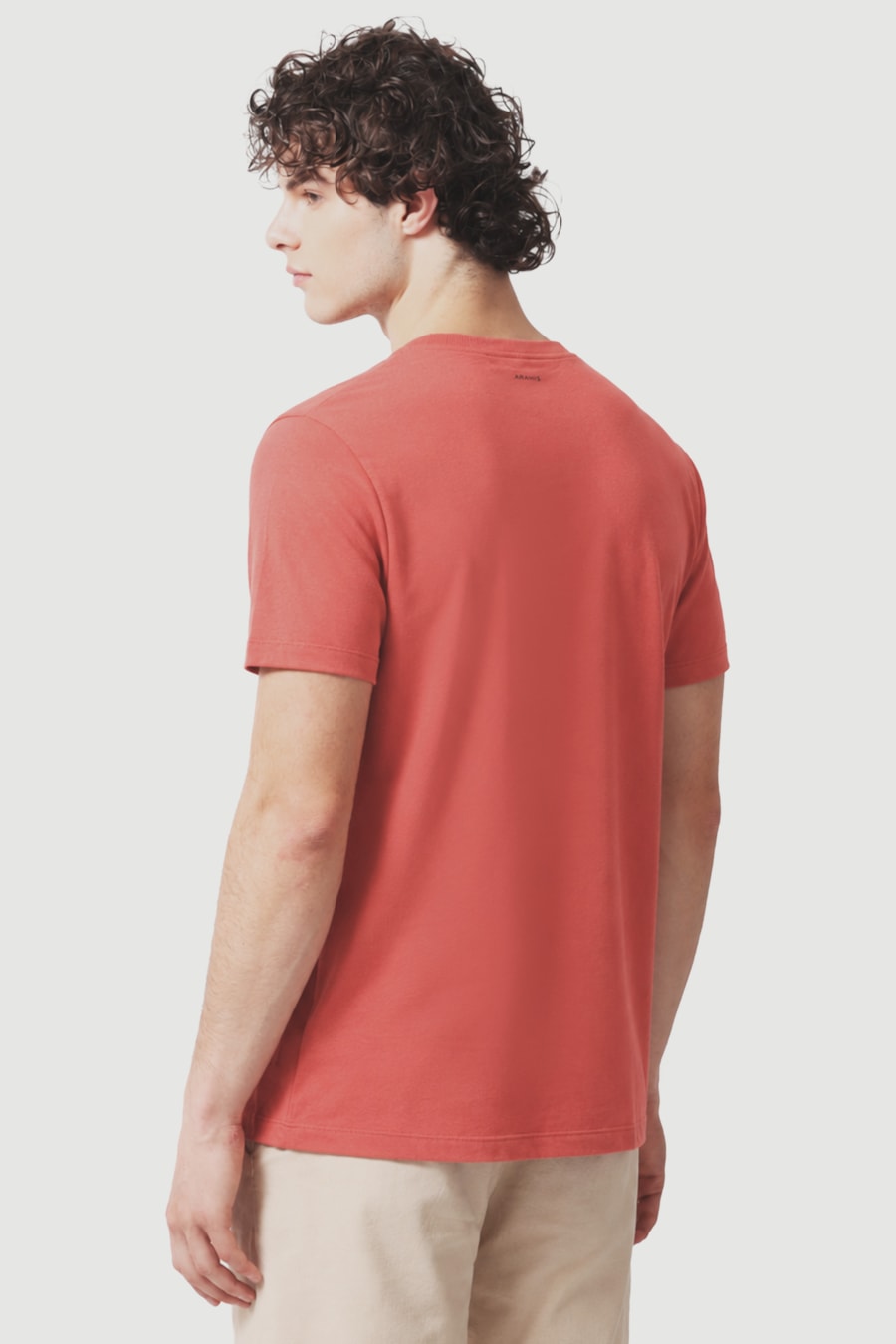 Camiseta Manga Curta Básica Comfort+ Argila 118 — foto 4 de 5