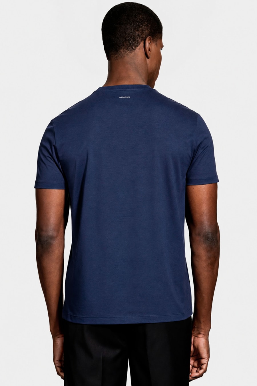 Camiseta Manga Curta Básica Comfort+ Navy — foto 4 de 5