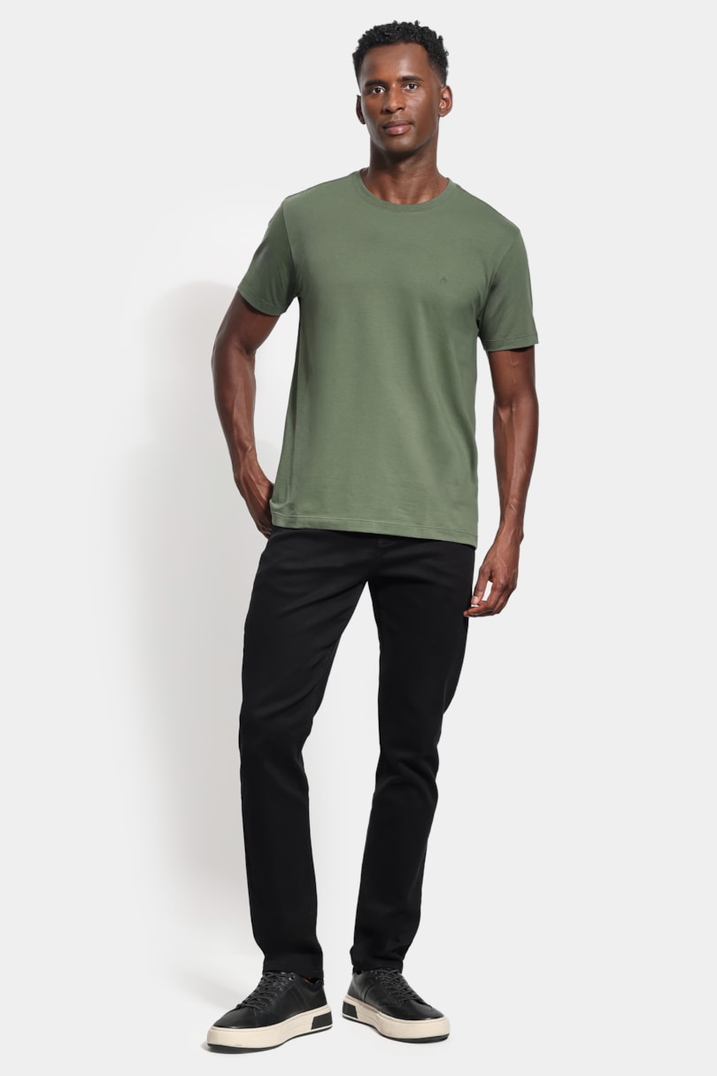 Camiseta Manga Curta Básica Comfort+ Selva 116
