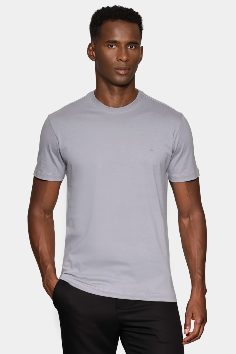 Camiseta Manga Curta Básica Concreto 117