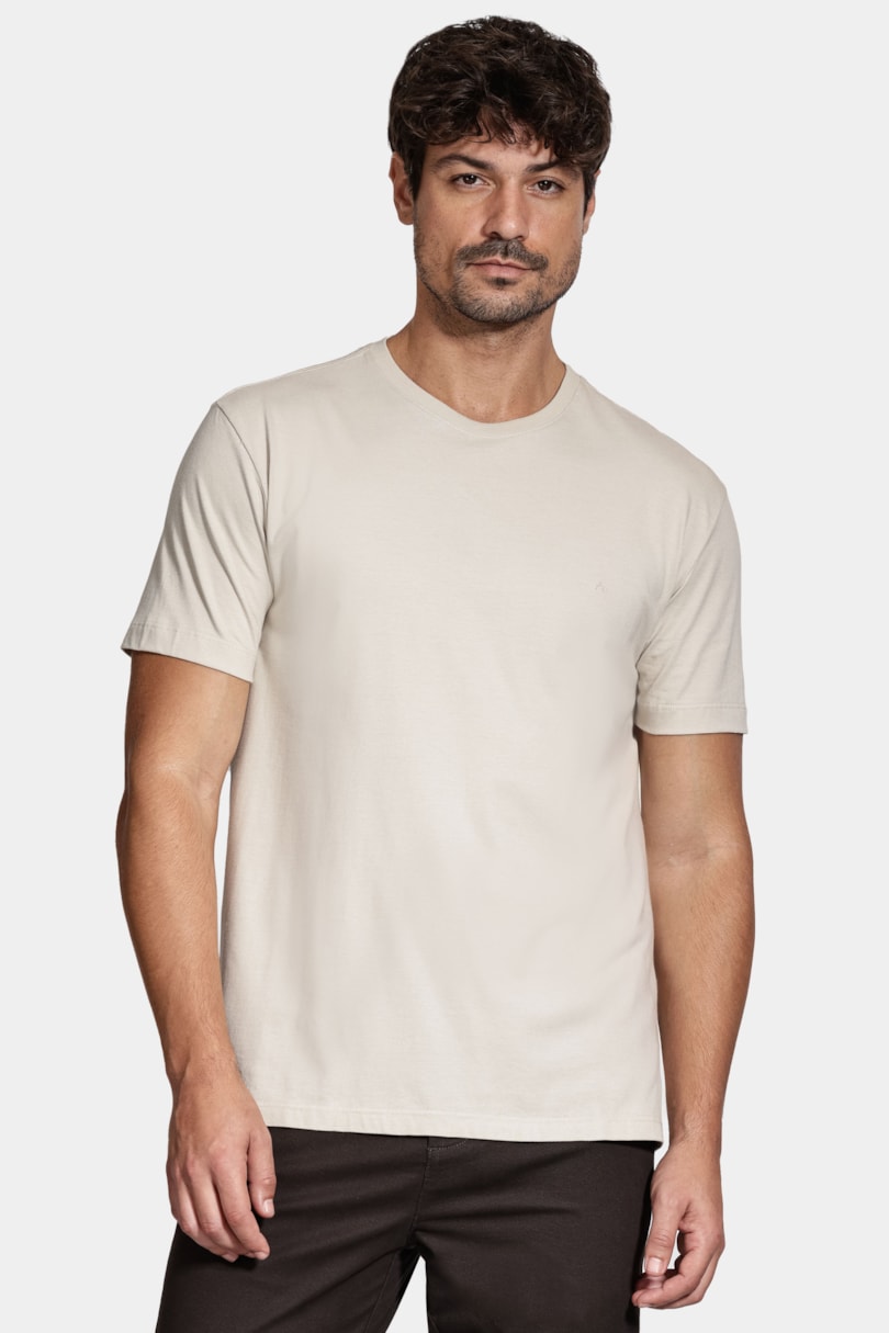 Camiseta Manga Curta Básica Linho 116