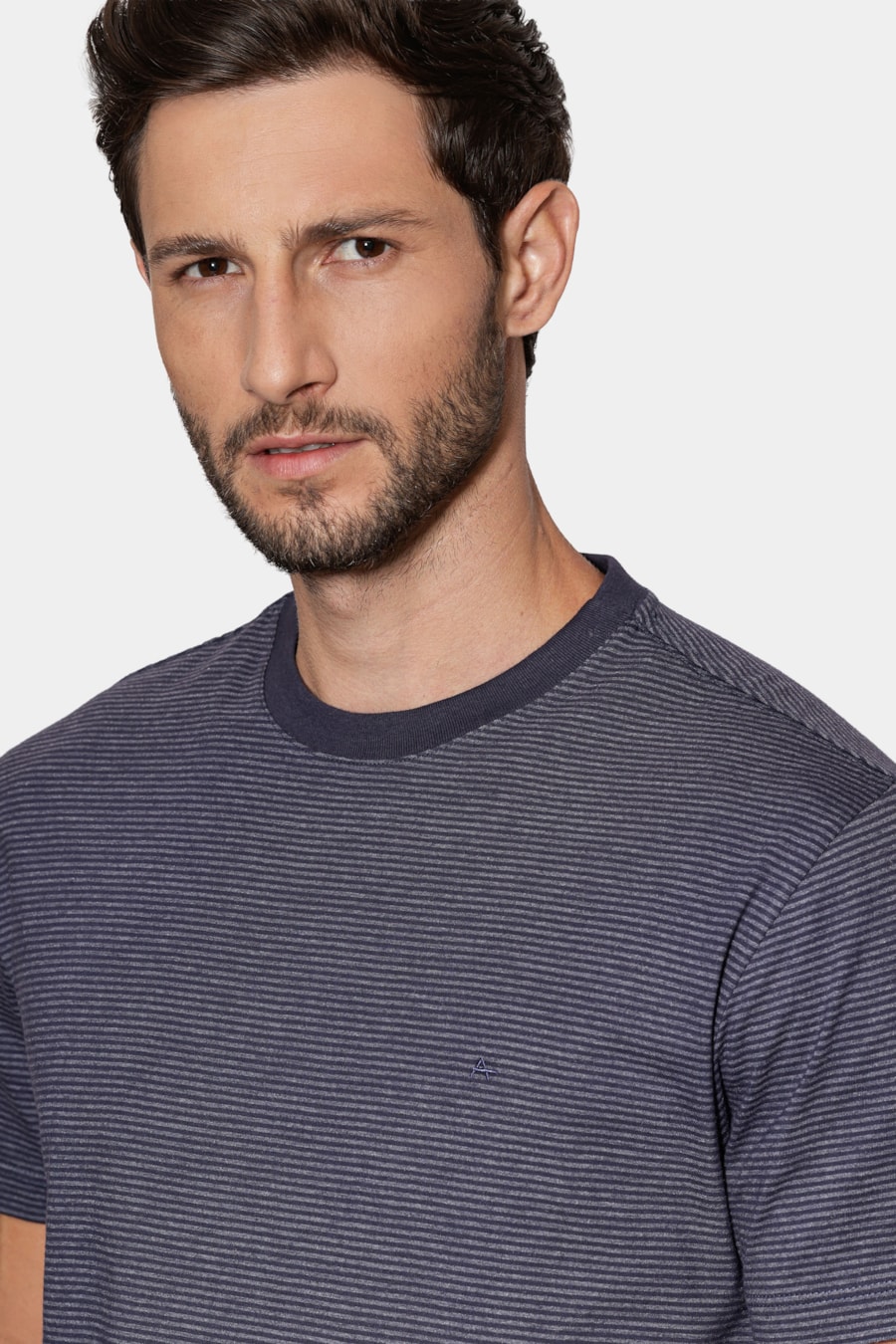 Camiseta Manga Curta Básica Listra Navy — foto 3 de 5