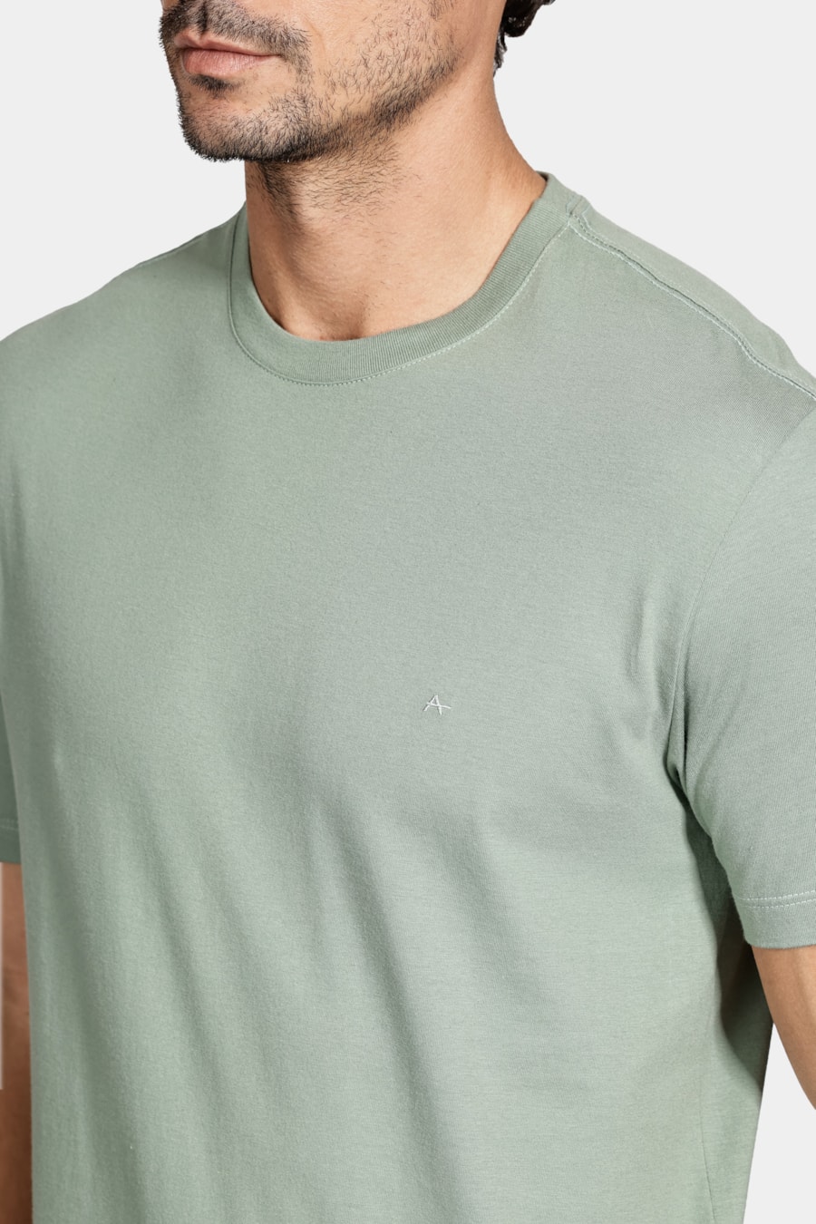 Camiseta Manga Curta Básica Menta 116 — foto 3 de 5