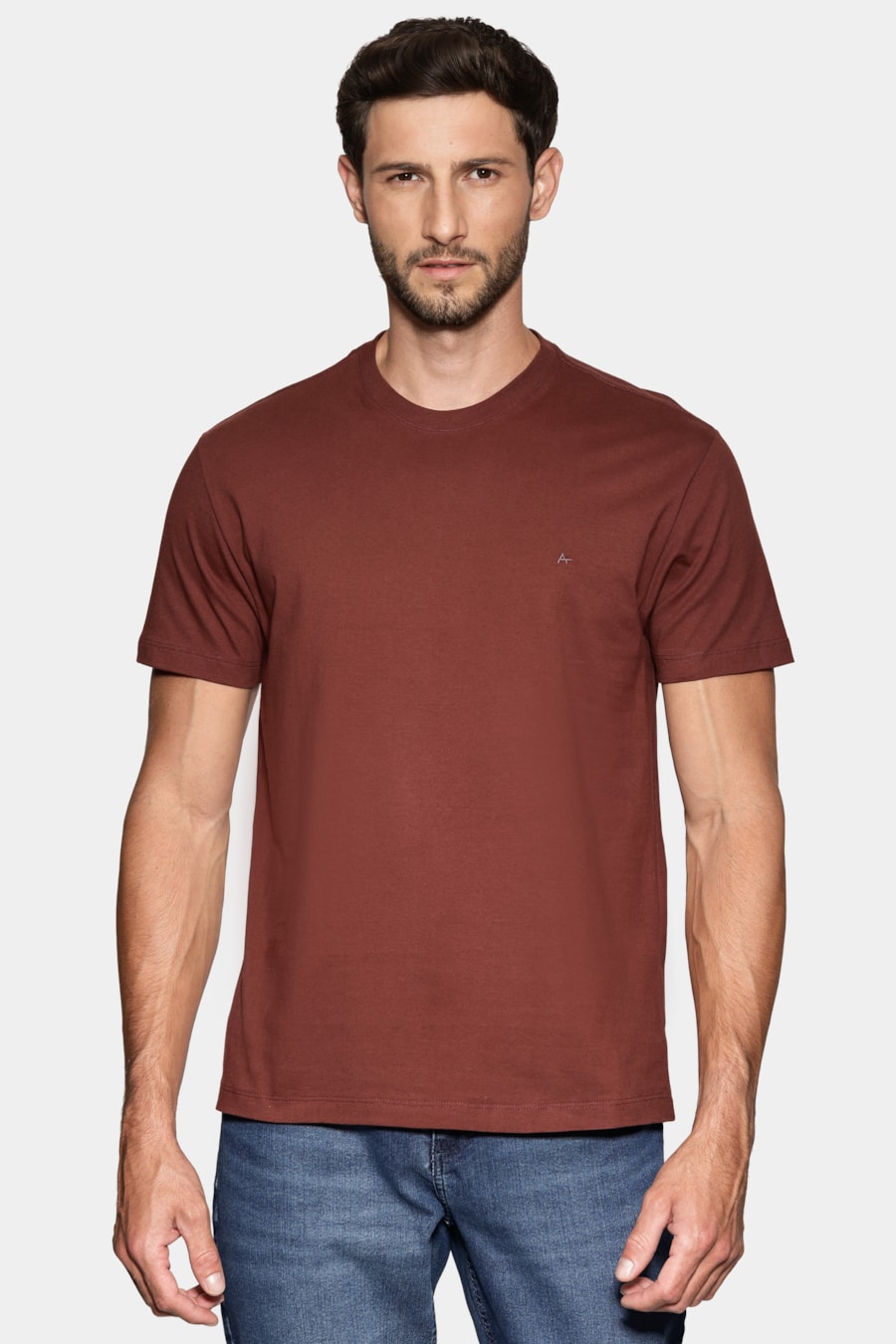 Camiseta Manga Curta Básica Merlot 117 — foto 1 de 6