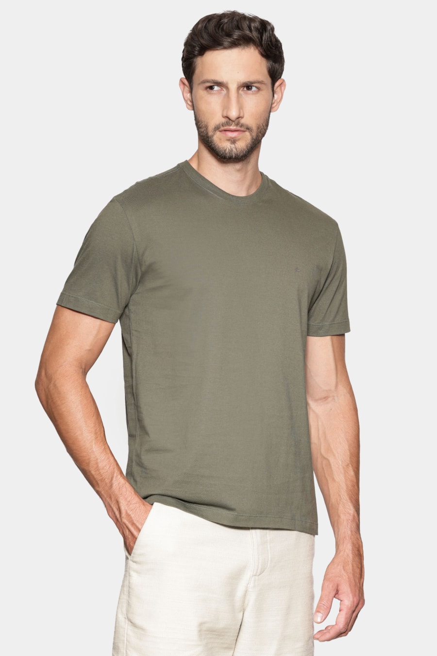 Camiseta Manga Curta Básica Militar 117 — foto 1 de 6