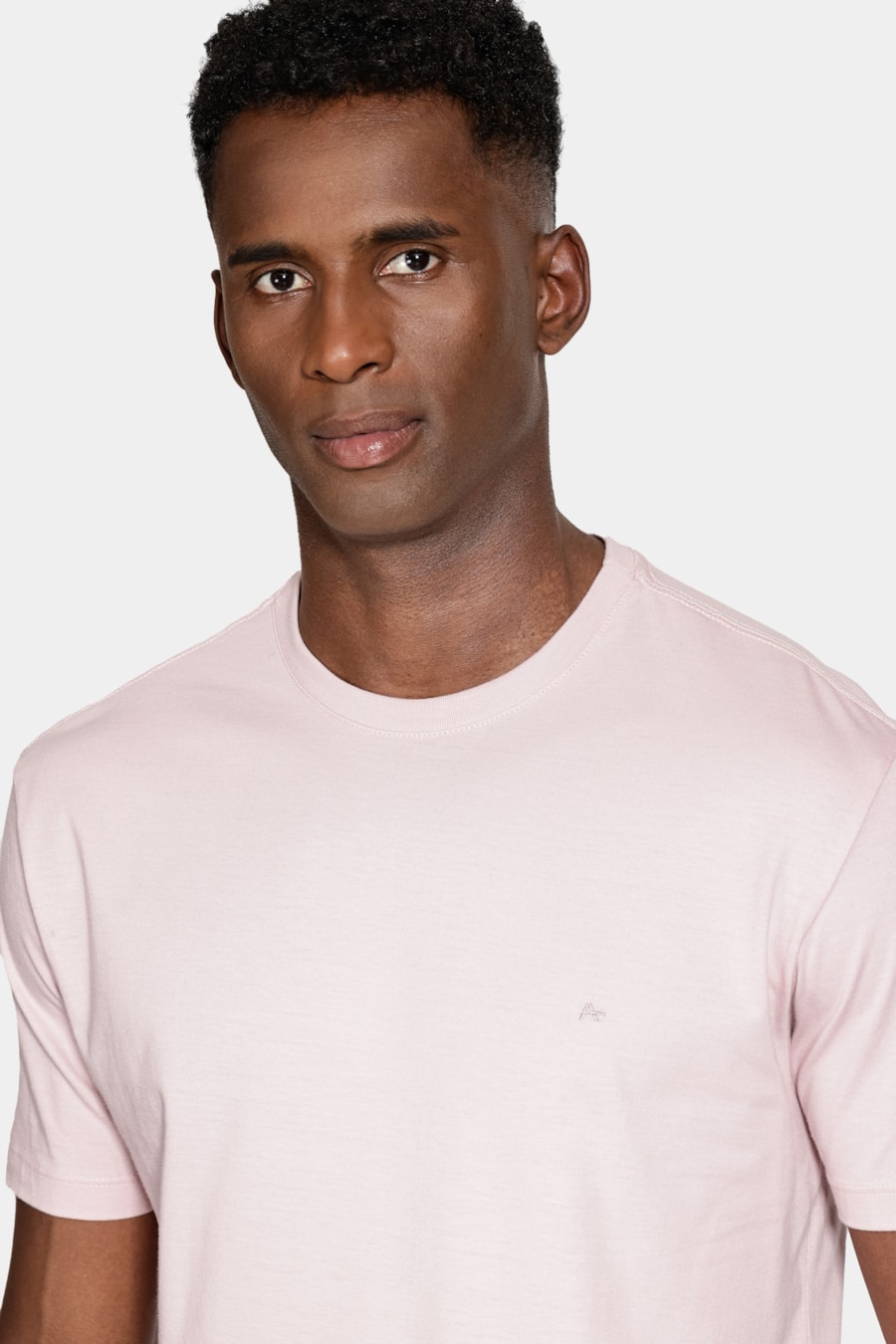 Camiseta Manga Curta Básica Rosa Seco — foto 3 de 5