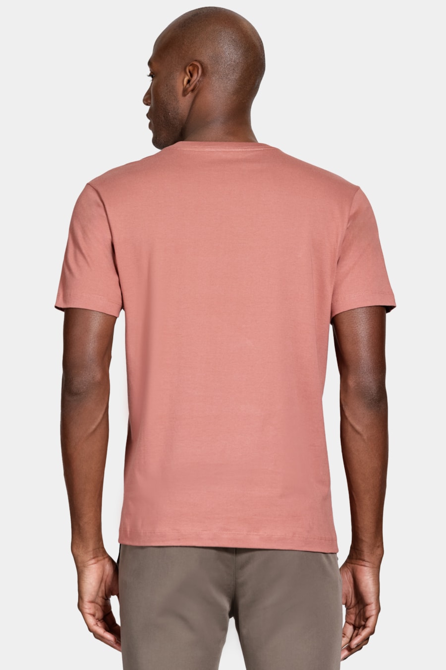 Camiseta Manga Curta Básica Terracota — foto 4 de 5