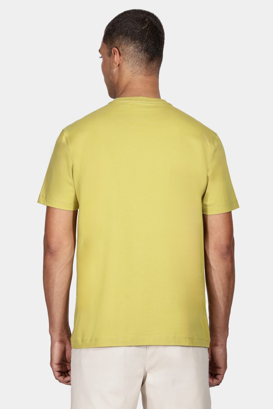Camiseta Manga Curta Básica Verde Alga — foto 4 de 6