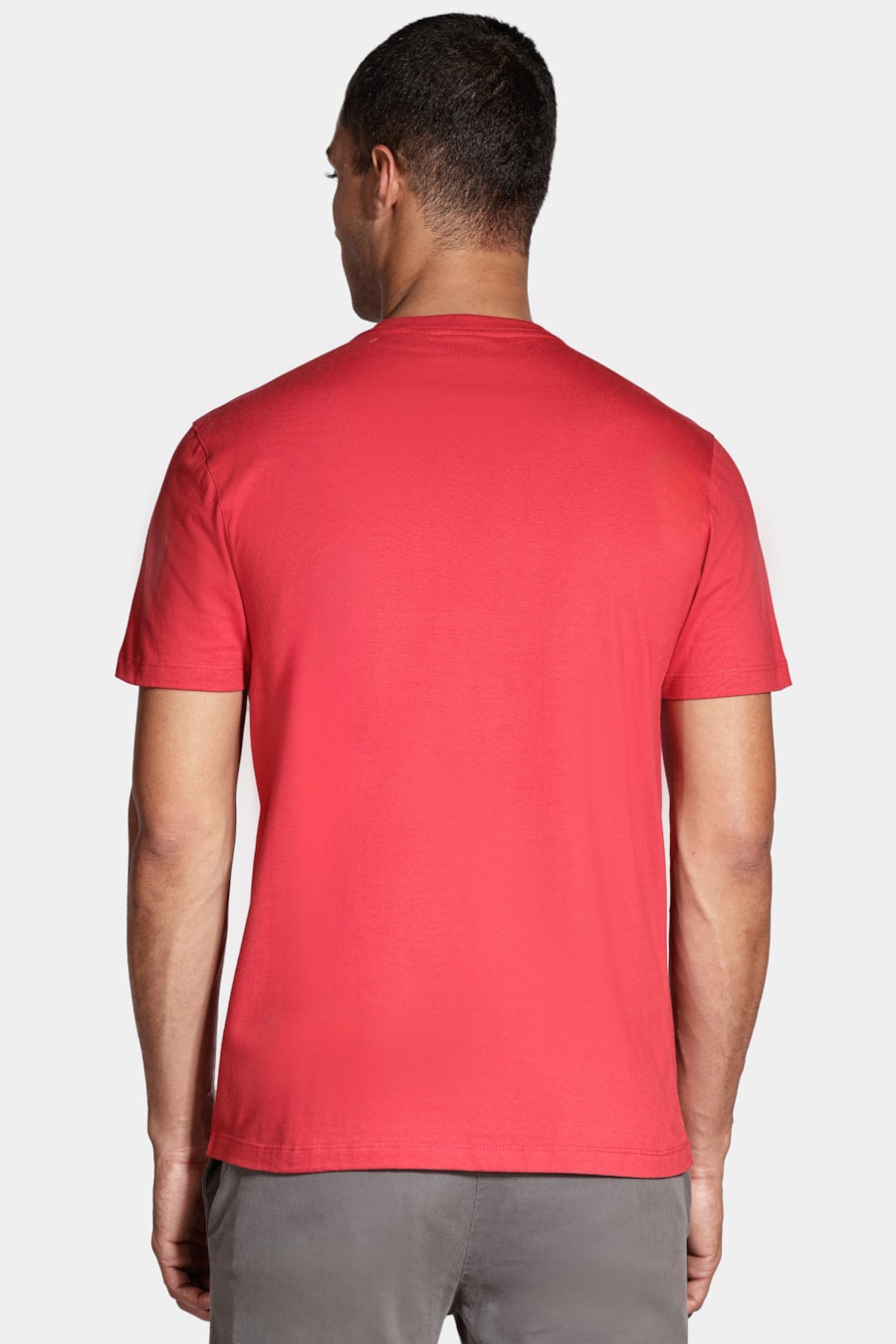 Camiseta Manga Curta Básica Vermelho Aramis — foto 4 de 4