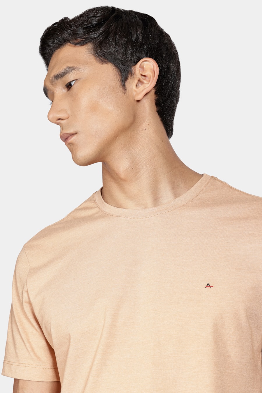 Camiseta Manga Curta Black Bege  - Grade Quebrada — foto 3 de 4