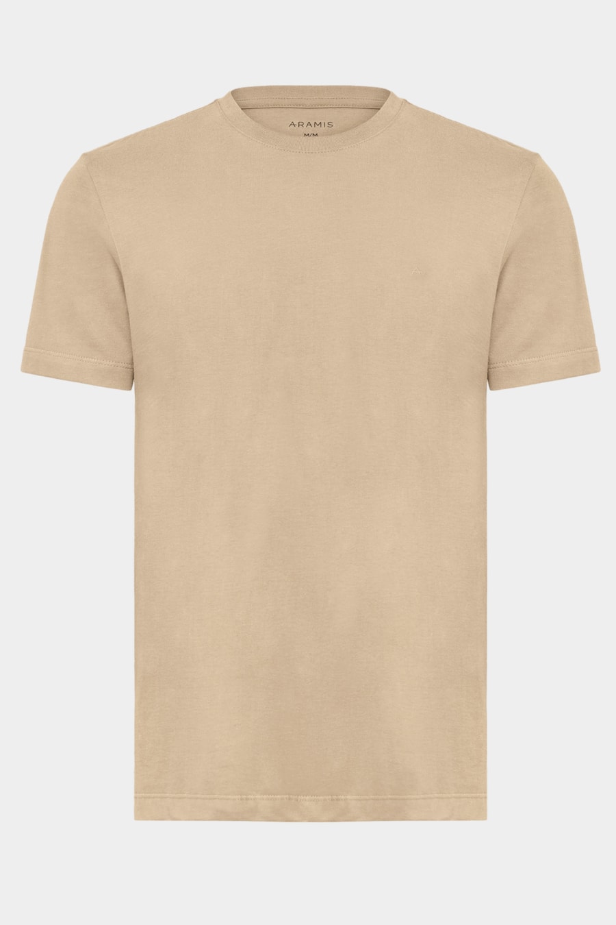 Camiseta Manga Curta Bordado Básica Caqui Mascavo 114 — foto 5 de 5