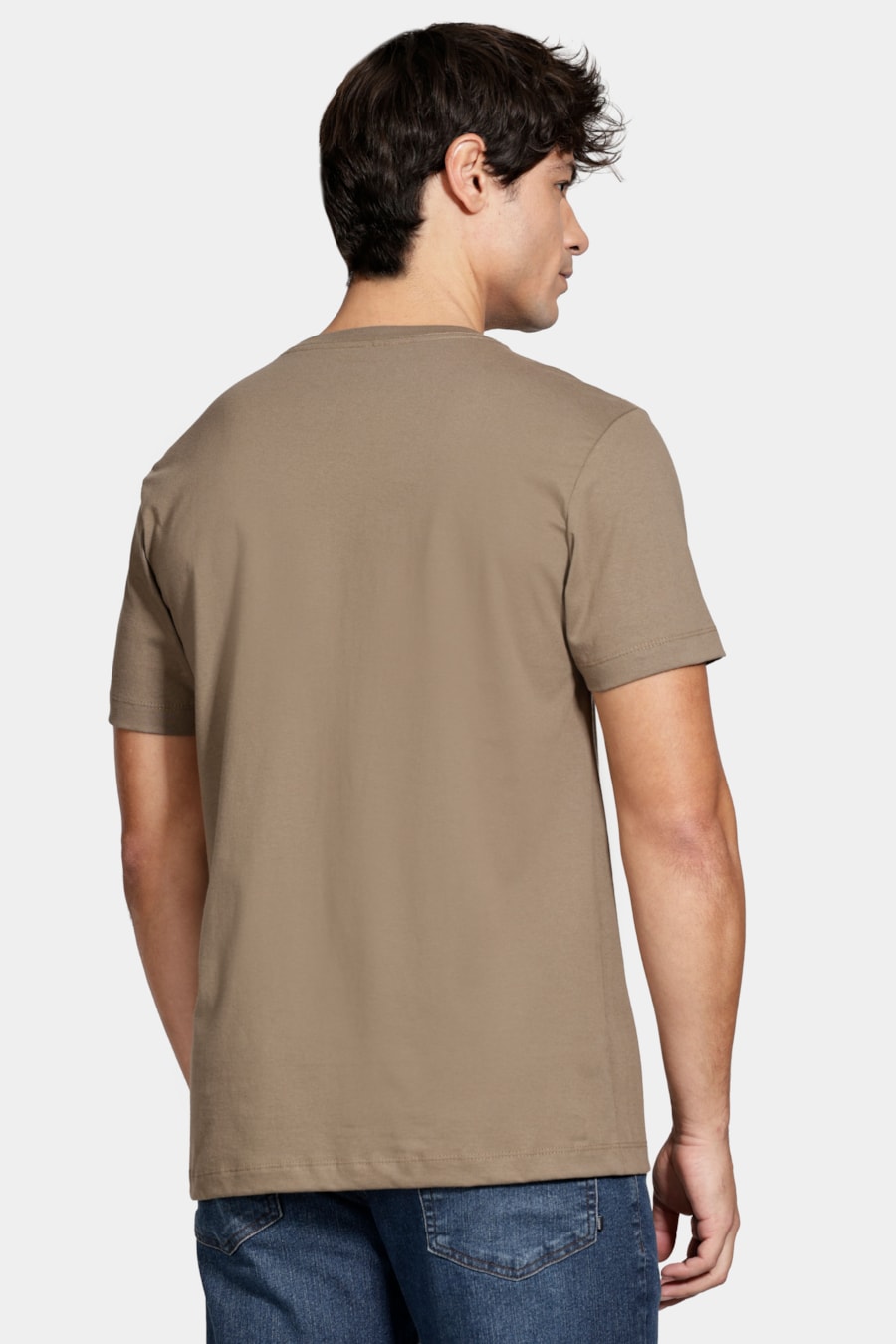 Camiseta Manga Curta Bordado Básica Castor — foto 4 de 5