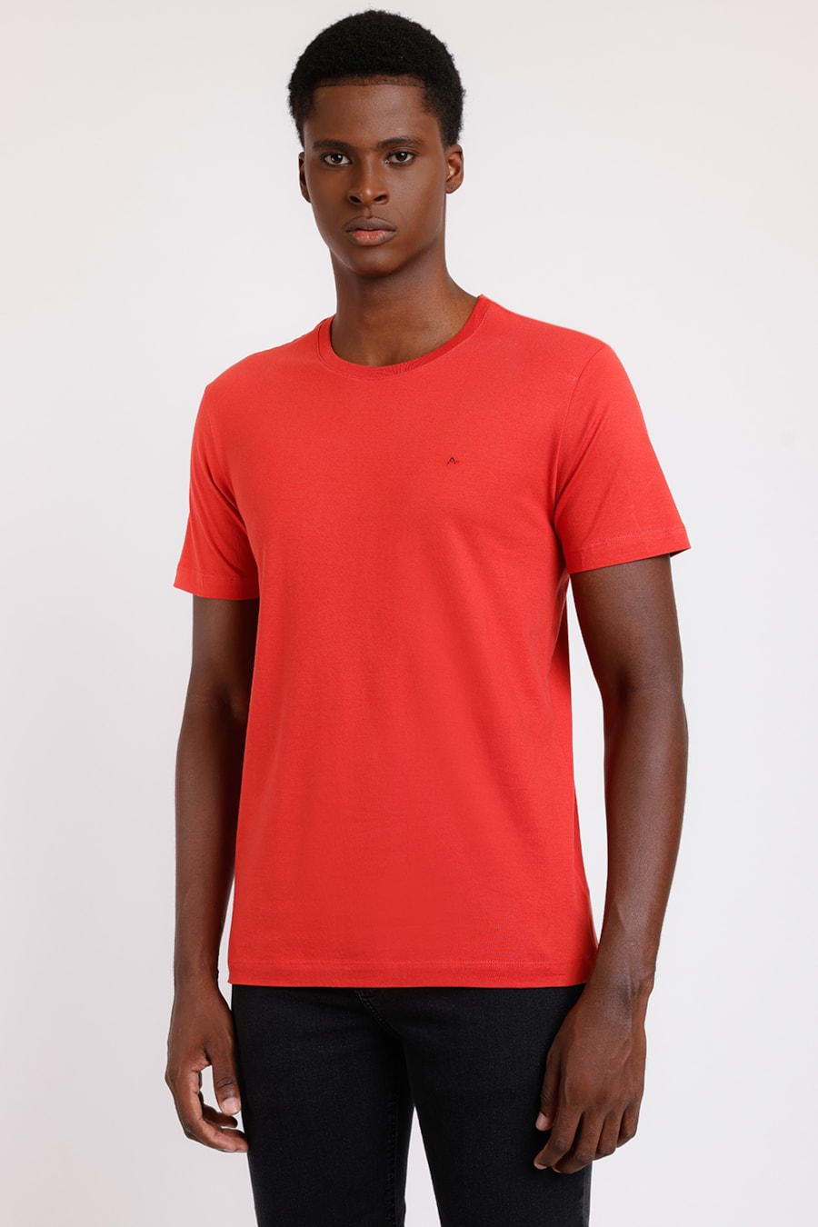 Camiseta Manga Curta Bordado Coral — foto 1 de 4