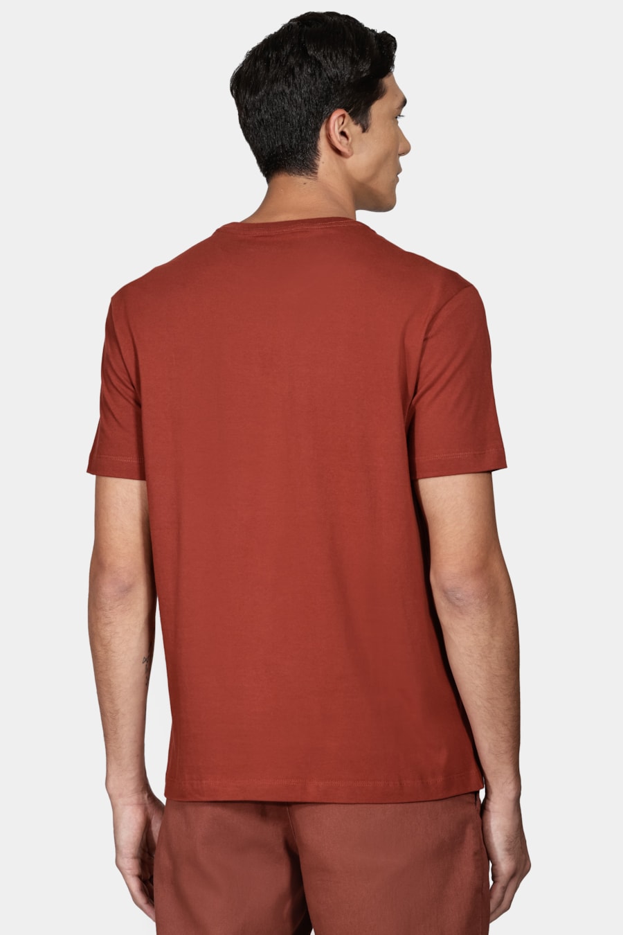 Camiseta Manga Curta Bordado Tijolo — foto 4 de 5