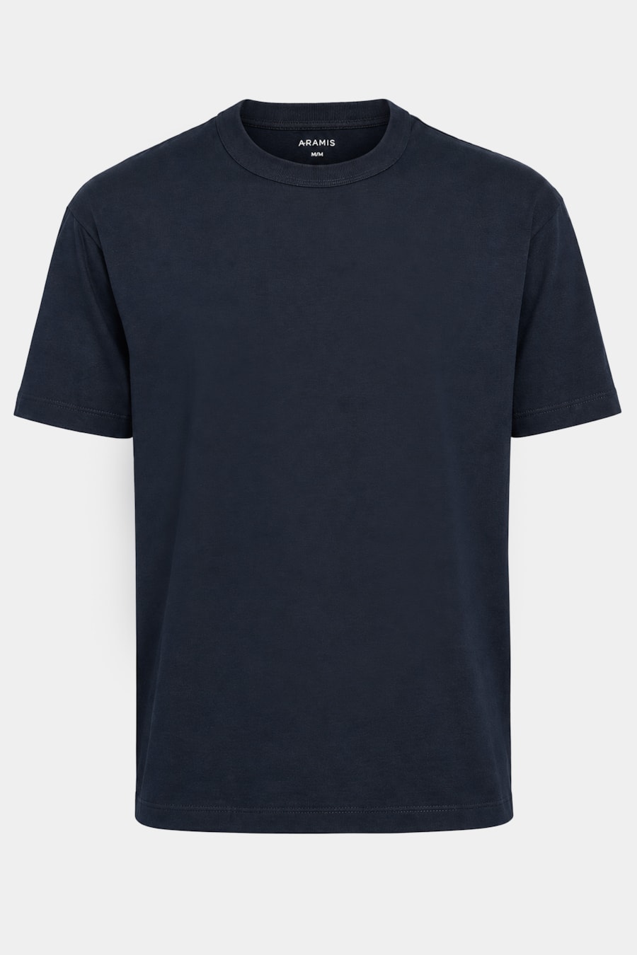 Camiseta Manga Curta Box Lisa Marinho — foto 5 de 5
