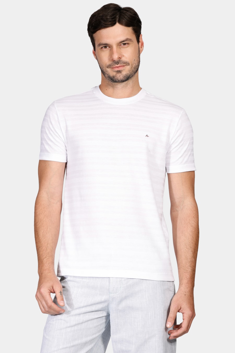 Camiseta Manga Curta Cannes Branco — foto 1 de 4