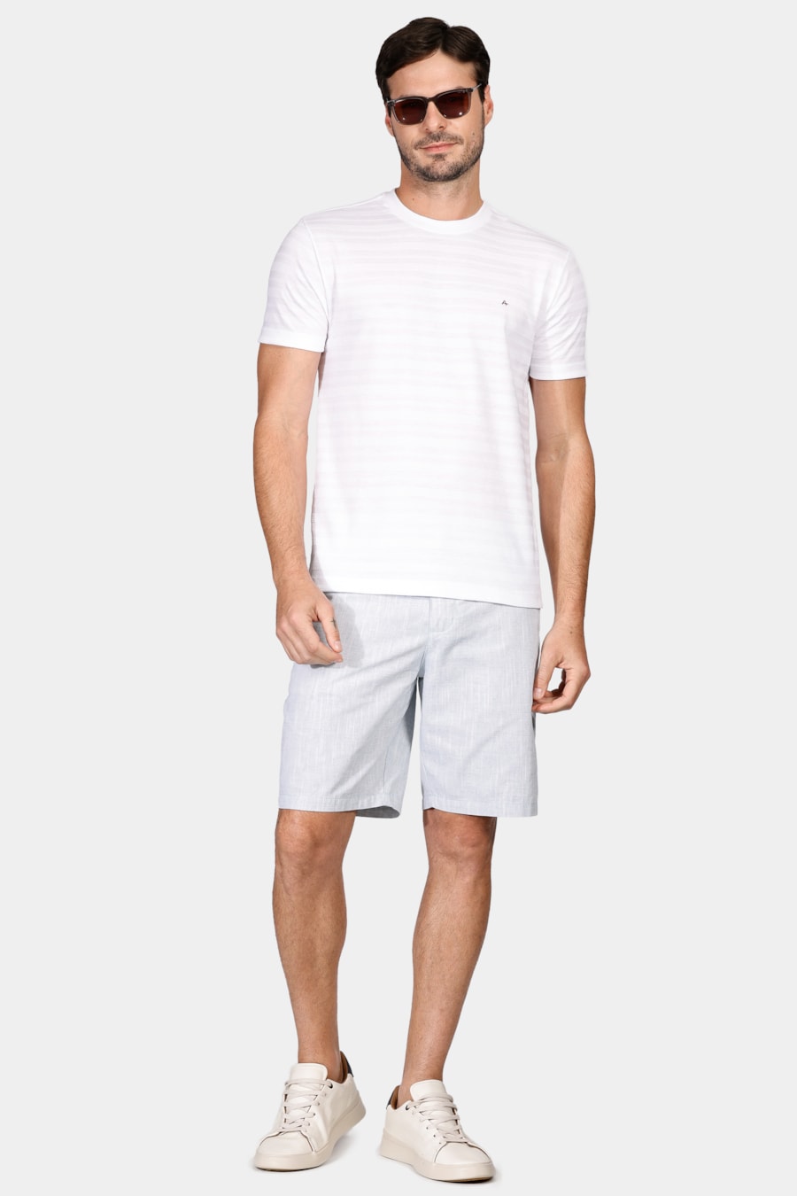 Camiseta Manga Curta Cannes Branco — foto 2 de 4