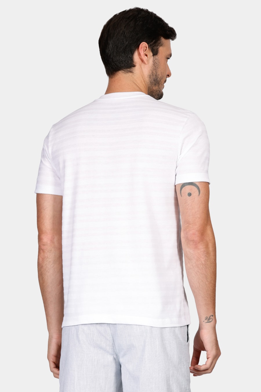 Camiseta Manga Curta Cannes Branco — foto 4 de 4