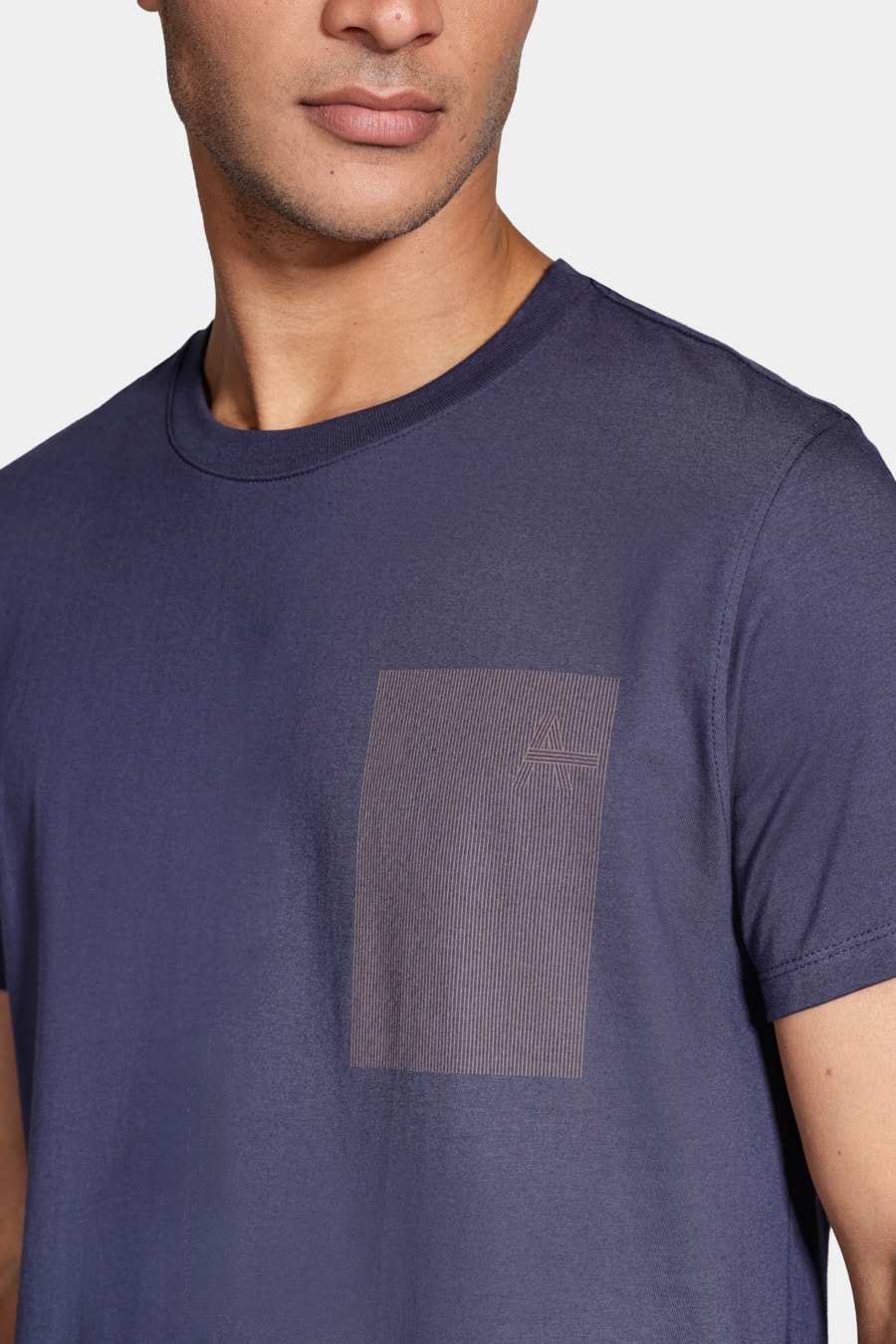 Camiseta Manga Curta Code Azul Marinho — foto 3 de 5