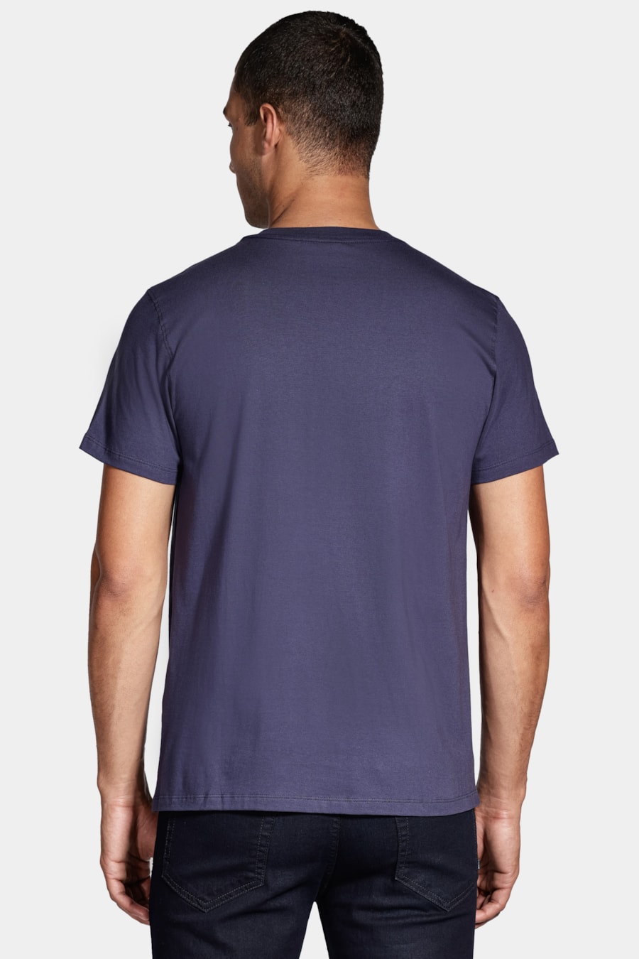 Camiseta Manga Curta Code Azul Marinho — foto 4 de 5