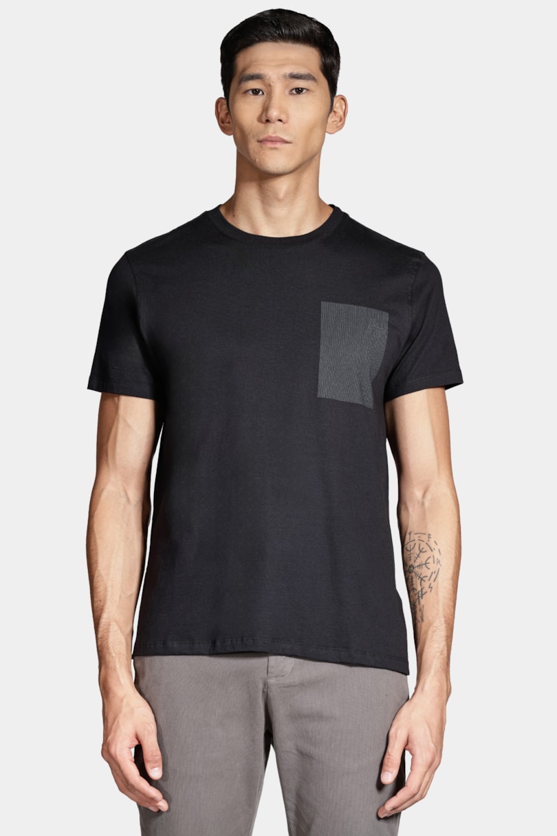 Camiseta Manga Curta Code Preto