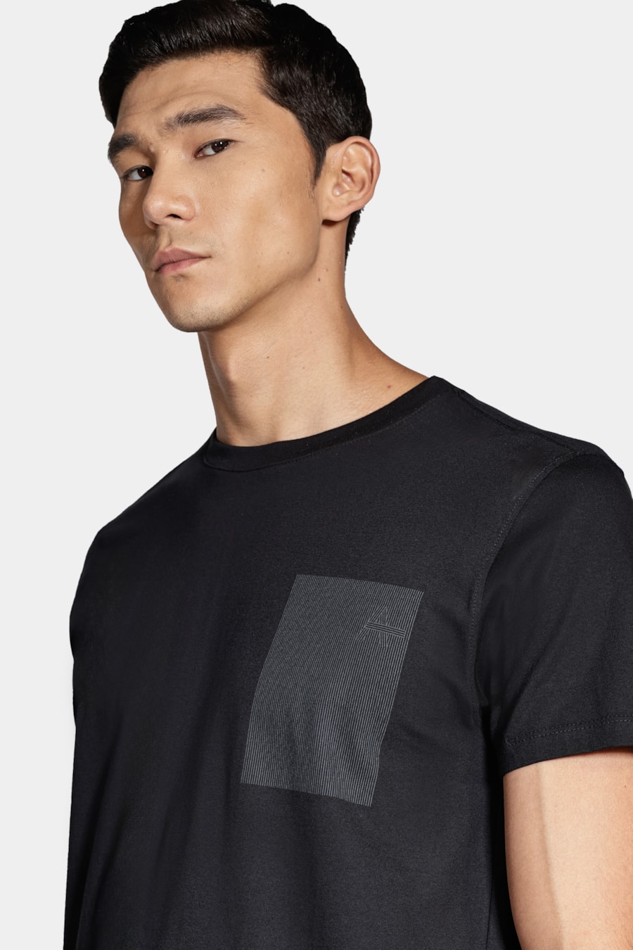Camiseta Manga Curta Code Preto — foto 3 de 5