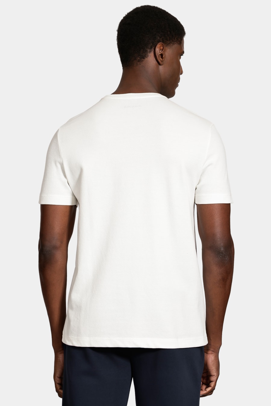 Camiseta Manga Curta Colmeia Nervura Off White — foto 4 de 5